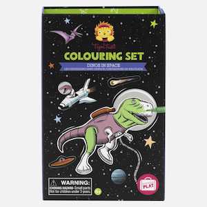 Tiger Tribe - Colouring Set - Dinos In Space