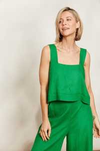 Womenswear: eb&ive | Halcyon Tank - Emerald