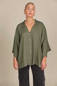 Isle of Mine - Esme Relaxed Top - Olive