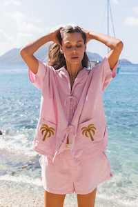 Palm Collective - Ocean Blouse - Pink