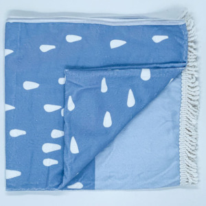 Hunter Blue Kids Beach Towel