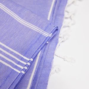 Classic Sea Blue Turkish Towel