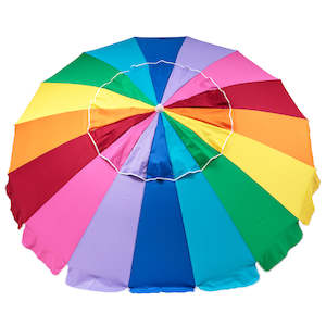 Rainbow 240cm Beach Umbrella