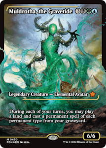 MTG Single: Muldrotha, the Gravetide (Showcase) [Foundations]