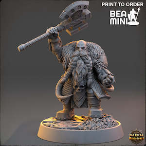 Zigmond Rottinger - Deviant Dwarves of the Pandemonium | BeaMini Print to Order Miniatures