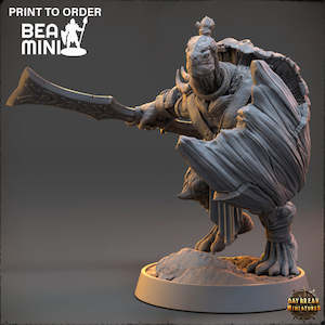 Bidbal - The Praetorians of Shield Island | BeaMini Print to Order Miniatures