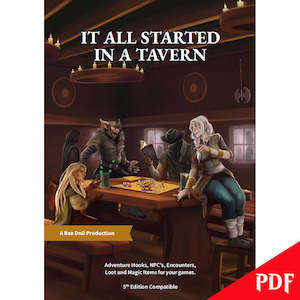 It All Started In A Tavern - The Big Book - The PDF | Bea DnD Games