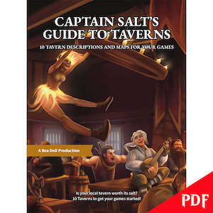 Dungeons And Dragons: Captain Salt's Guide To Taverns - The PDF | Bea DnD Games