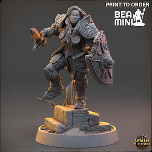 Miniatures: Marie du Lion d'Argent - The Paladins of The Silver Lion | BeaMini Print to Order Miniatures