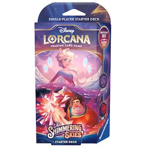 Disney Lorcana: Shimmering Skies - Starter Deck (Amethyst & Ruby)