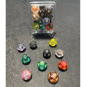 Resin Dice: Mrs Noggs D12's - 10 Random D12's