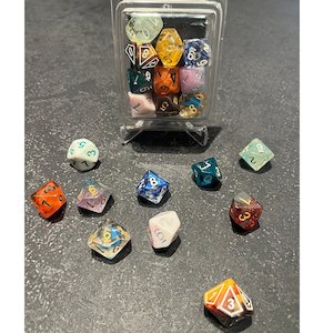 Resin Dice: Mrs Noggs D10's - 10 Random D10's