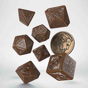 The Witcher Dice Set Geralt - Roach's Companion (with coin) by Q Workshop