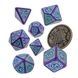 The Witcher Dice Set Dandelion - Half a Century of Poetry Dice Set (with coin) by Q Workshop