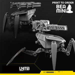 Cyberpunk Muramasa Drone | BeaMini Print to Order Miniatures