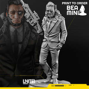 Cyberpunk Mr. Noburu | BeaMini Print to Order Miniatures