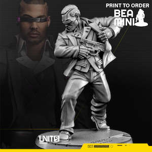 Cyberpunk Mr. Yuma | BeaMini Print to Order Miniatures