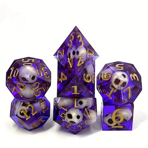 Poison Crypt - Sharpedge Dice Set and Dice Case