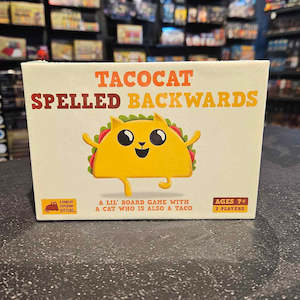 Board Games Christmas Gifts: Tacocat Spelled Backwards (By Exploding Kittens)