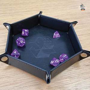 Hexagon Dice Tray 8"