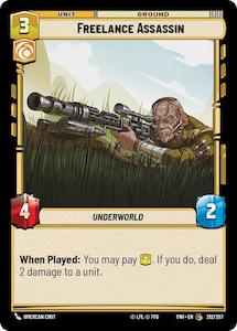 Star Wars Unlimited Tcg Singles: Freelance Assassin (212/257) [Twilight of the Republic]