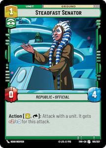 Star Wars Unlimited Tcg Singles: Steadfast Senator (105/257) [Twilight of the Republic]