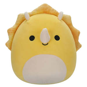 Plushies: Lancaster the Yellow and White Triceratops - Squishmallows (12.7cm/5")