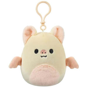 Meghan the Cream and Pink Bat - Squishmallows Clip On (8.8cm/3.5")