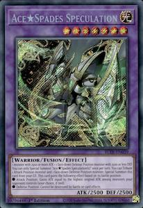 Yugioh Singles: Ace Spades Speculation [BLTR-EN039] Secret Rare