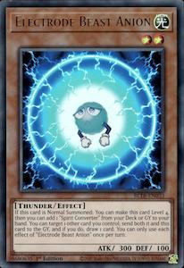 Yugioh Singles: Electrode Beast Anion [BLTR-EN033] Ultra Rare