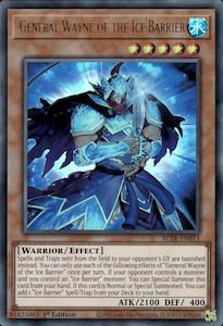 Yugioh Singles: General Wayne of the Ice Barrier [BLTR-EN073] Ultra Rare