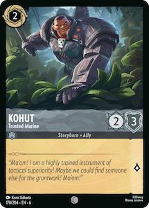 Disney Lorcana Singles: Kohut - Trusted Marine (178/204) [Azurite Sea]