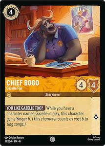 Chief Bogo - Gazelle Fan (11/204) [Azurite Sea]