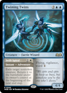 Twining Twins // Swift Spiral [Wilds of Eldraine]