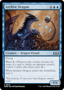 Archive Dragon [Wilds of Eldraine]