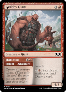 Grabby Giant // That's Mine [Wilds of Eldraine]