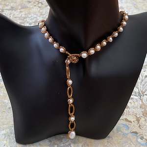 Bridal Collection: Pearl Daisy Choker