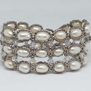 Bridal Collection: Baroque Pearl Cuff