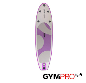 GymPro H2O Youth Inflatable Stand Up Paddle Board Purple Spots