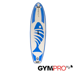 GymPro H2O Youth Inflatable Stand Up Paddle Board Blue Fish