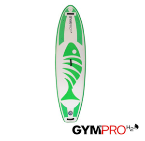 GymPro H2O Youth Inflatable Stand Up Paddle Board Green Fish