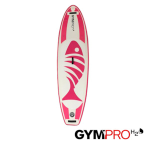 GymPro H2O Youth Inflatable Stand Up Paddle Board Pink Fish