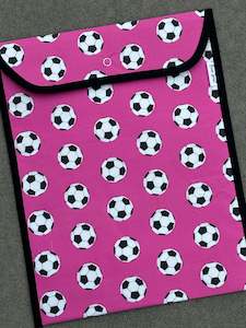 Book Bag - Pink Football