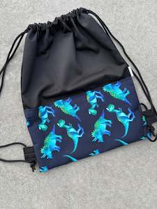 Deluxe Swim Bag - Steggy Rex (sideways design)