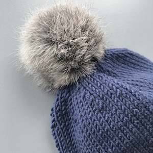 Aoraki Merino Hats: Aoraki Merino Hat - Denim