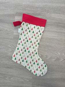 Christmas Stockings - Trees with Red Top (2 left)