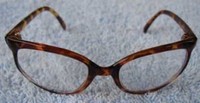 Craft material and supply: Glasses - tortoishell