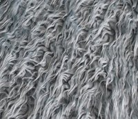 Craft material and supply: Light blue shaggy