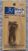 Craft material and supply: Pins - ear or wig