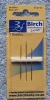 Craft material and supply: Needles - leather